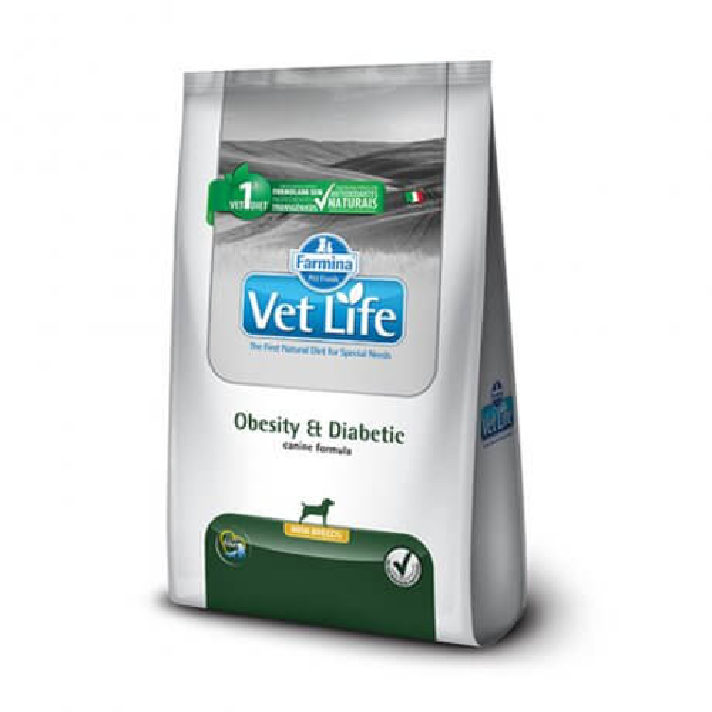 VET LIFE CANINE OBESITY DIABETIC MINI 10,1KG