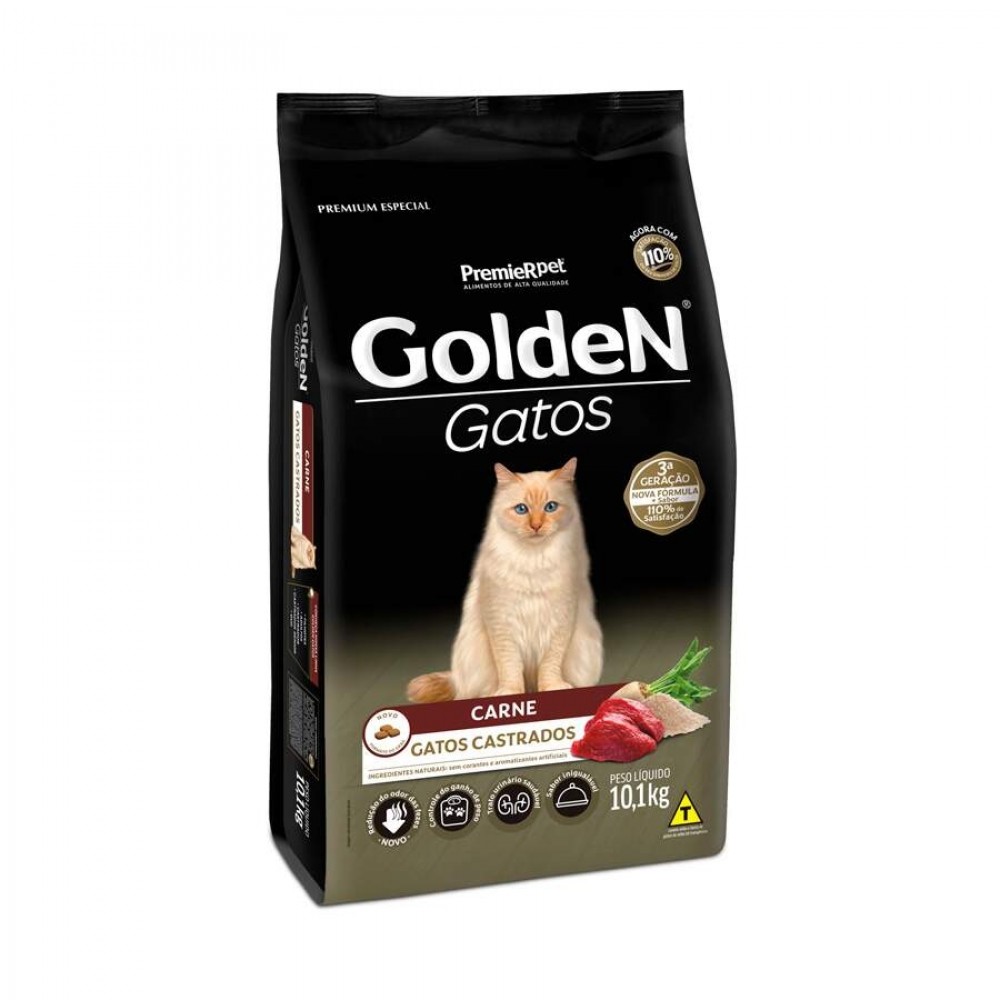GOLDEN GATOS CASTRADOS CARNE 10KG