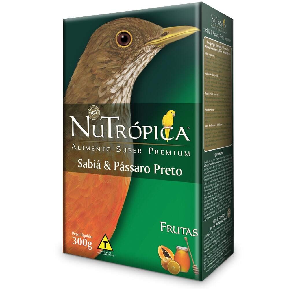 NUTROPICA SABIA E PASSARO PRETO 300G