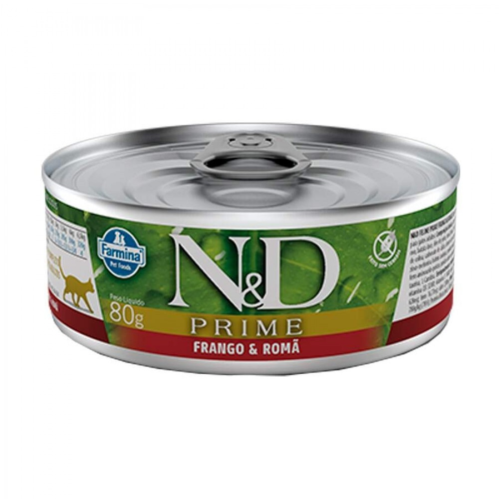 N&D GATOS FELINE WET PRIME FRANGO 80G