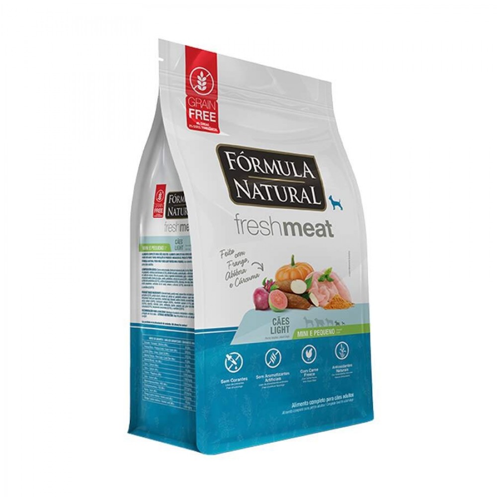 FORMULA NATURAL FRESH MEAT LIGHT MINI E PEQUENO 7KG