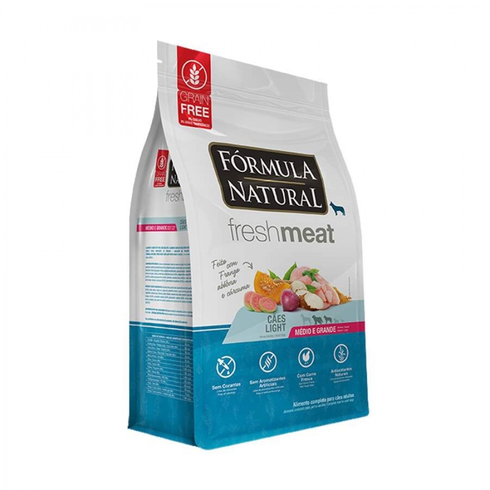 FORMULA NATURAL FRESH MEAT LIGHT MEDIO E GRANDE 12KG