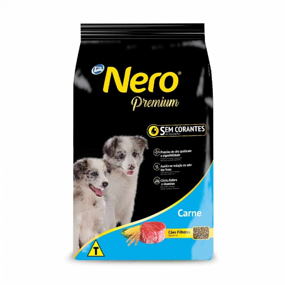 NERO PREMIUM CARNE FILHOTE 15KG