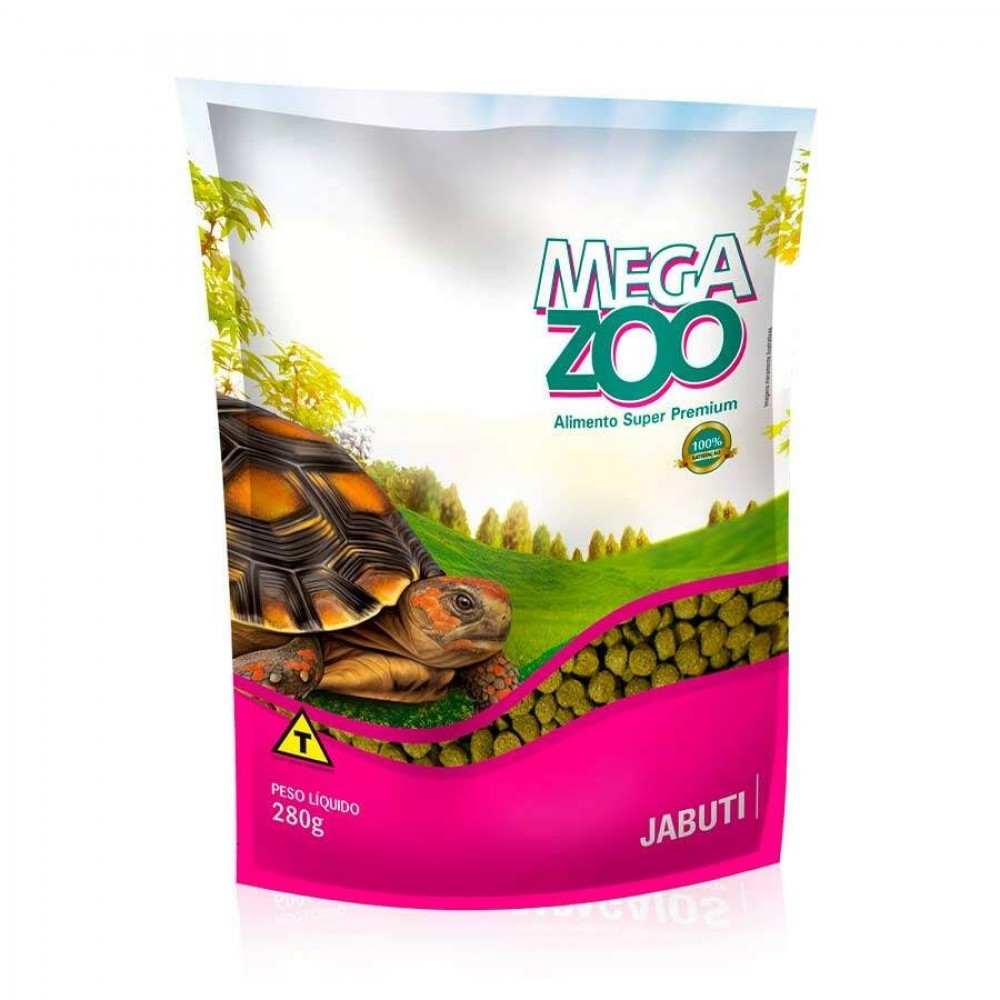 MEGA ZOO EXTRUSADA JABUTIS 280G