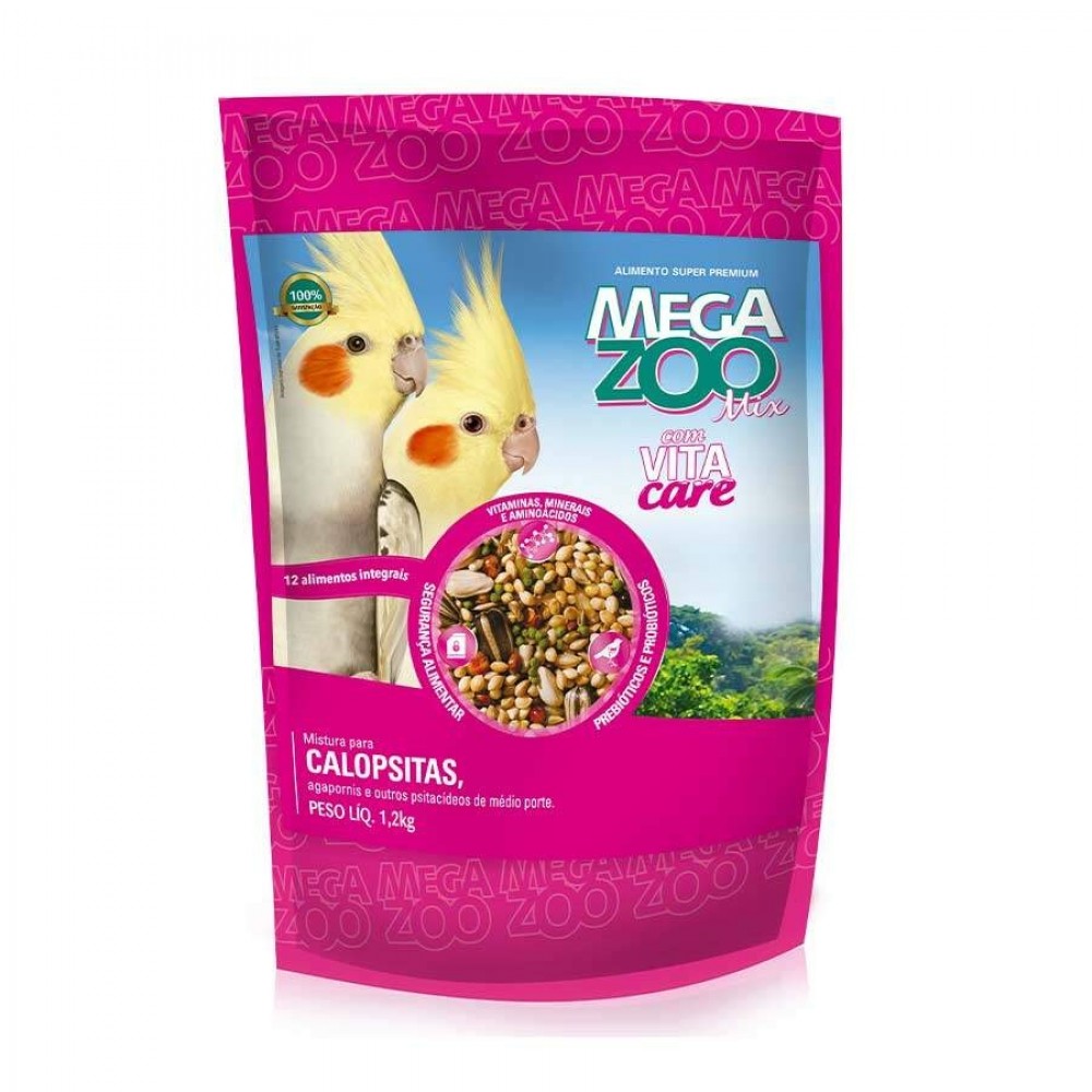 MEGA ZOO MIX CALOPSITAS 1,2KG