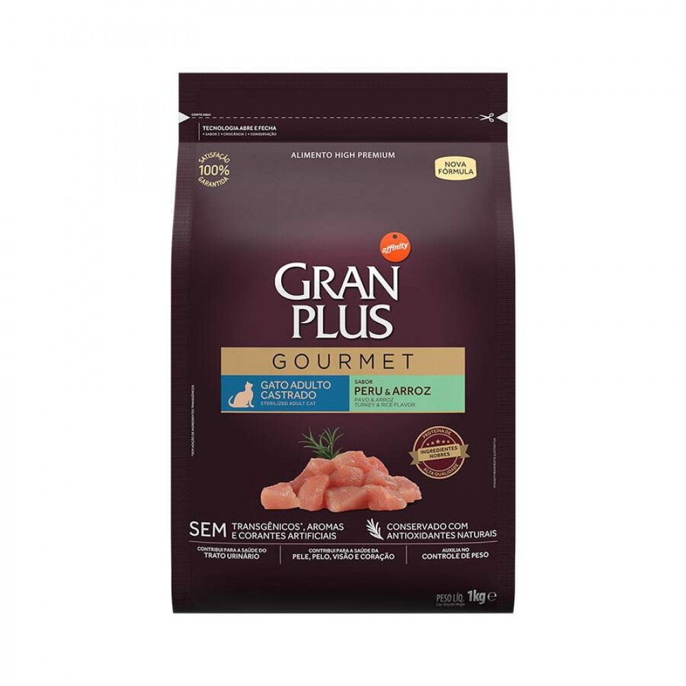 GRANPLUS GATO GOURMET CASTRADO PERU 1KG