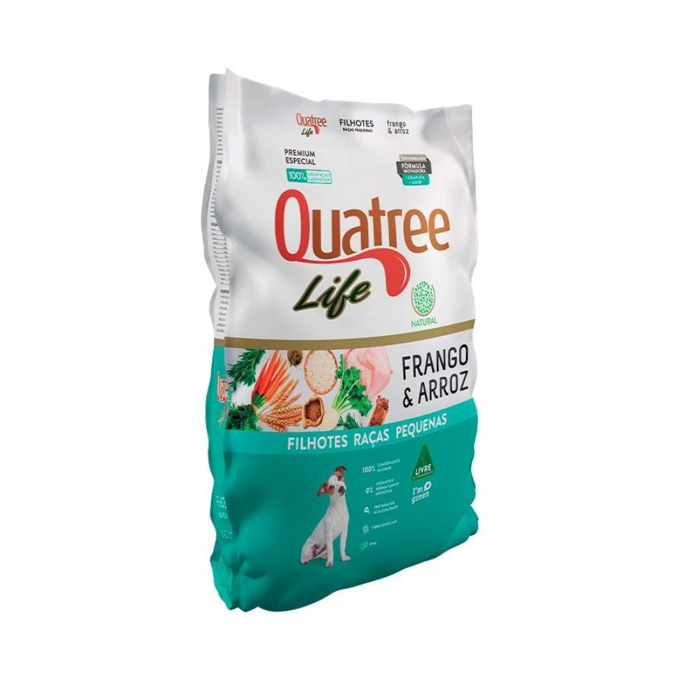 QUATREE LIFE FILHOTES RAÇA PEQUENA FRANGO E ARROZ 20KG