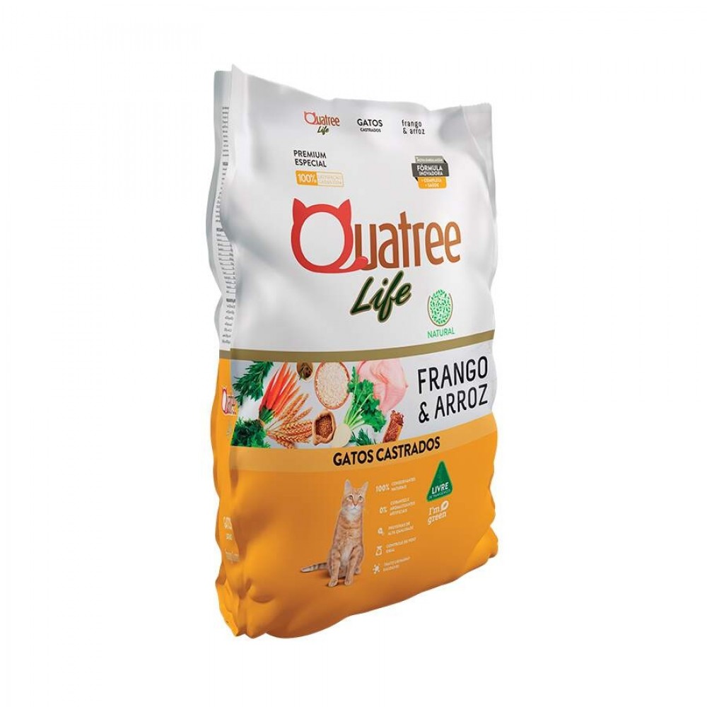 QUATREE LIFE GATOS CASTRADO 3KG
