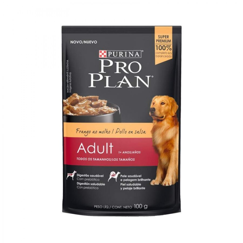 PROPLAN SACHE CÃES ADULTOS FRANGO 100G