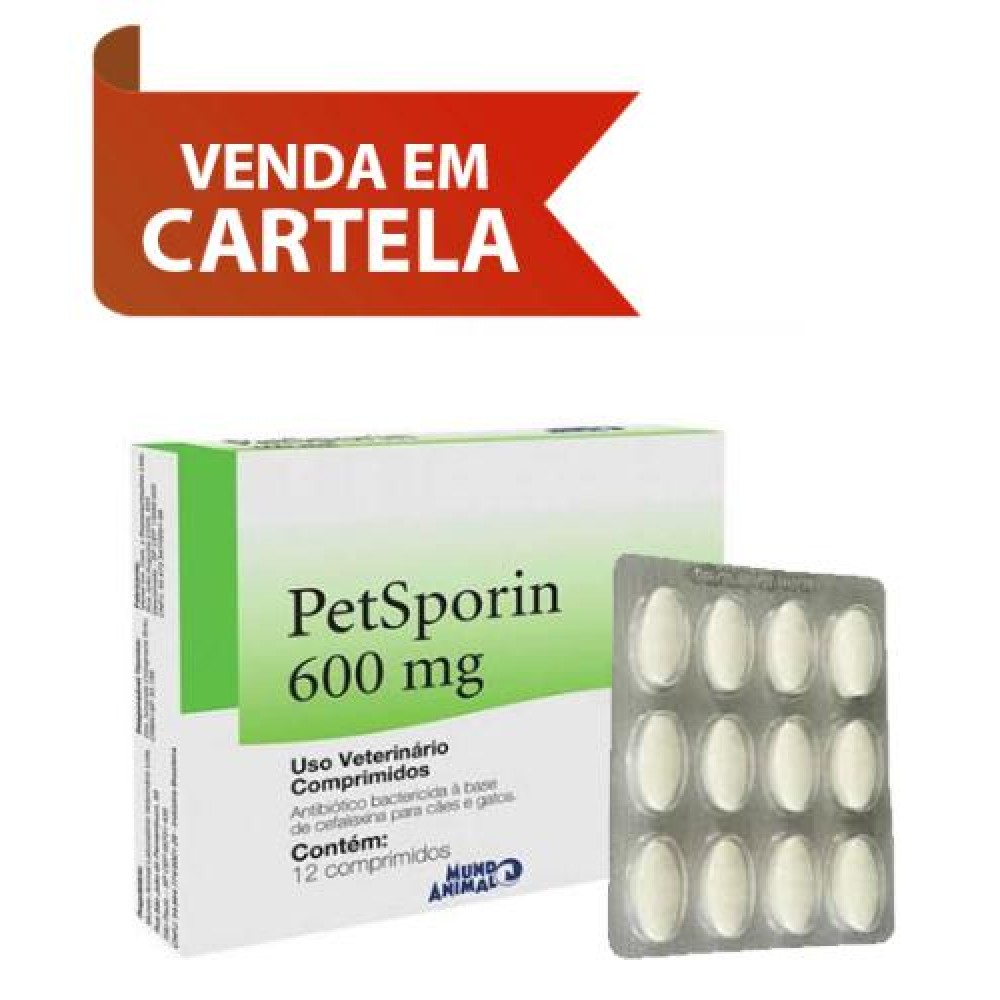 PETSPORIN 600MG 12 COMPRIMIDOS 