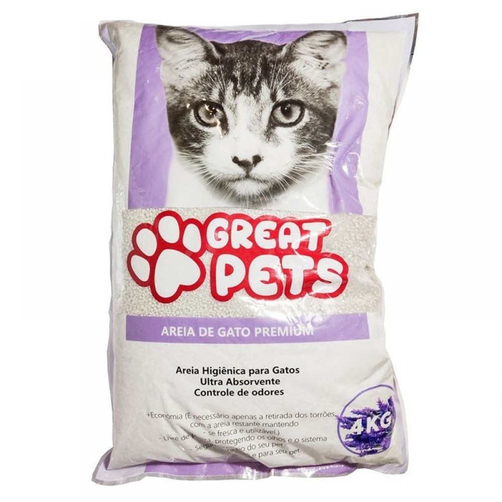 AREIA BENTONITA GREAT PETS 4KG