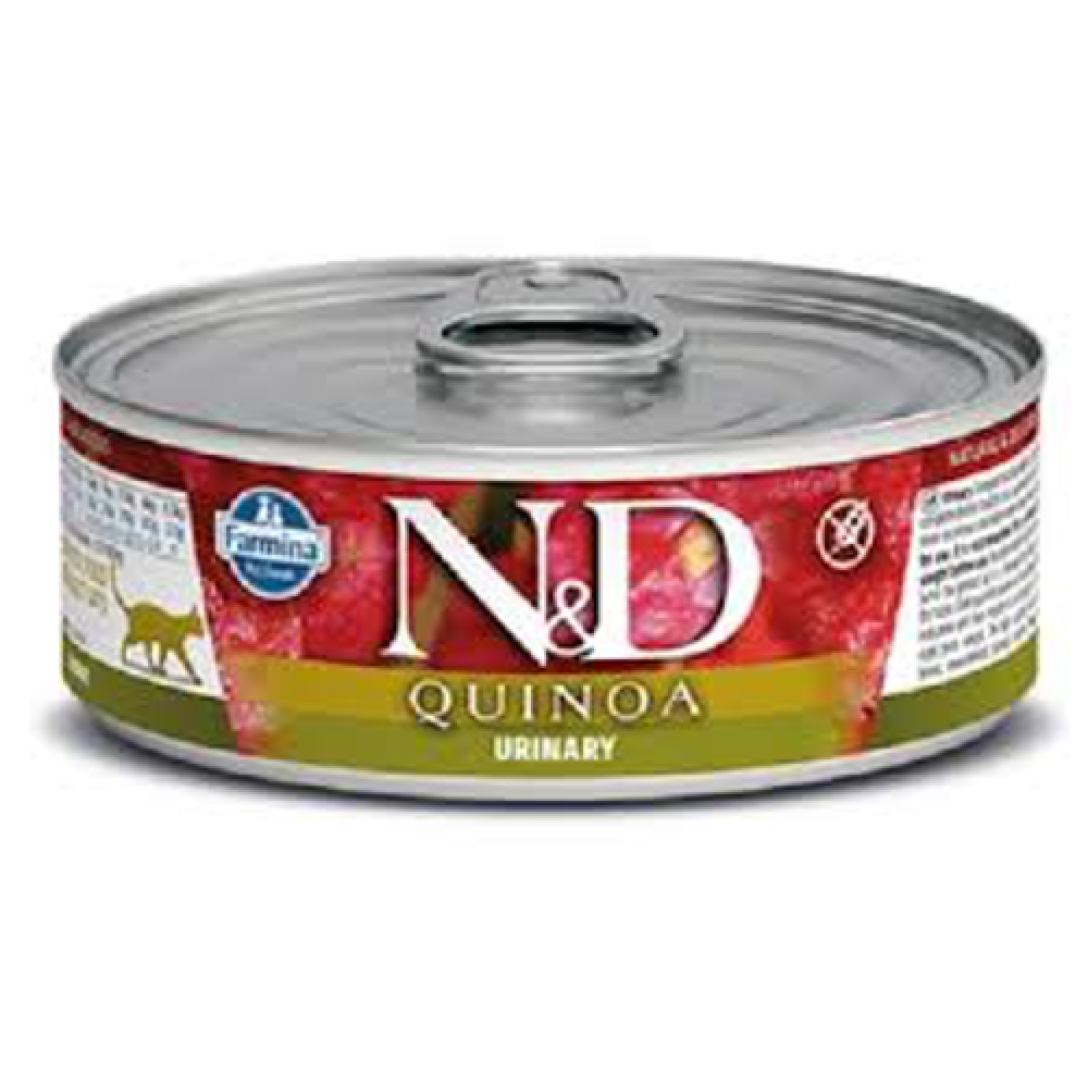 N&D GATOS FELINE WET QUINOA URINARY 80G