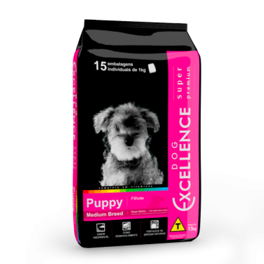 EXCELLENCE CÃES RAÇAS MÉDIAS FILHOTE 15KG