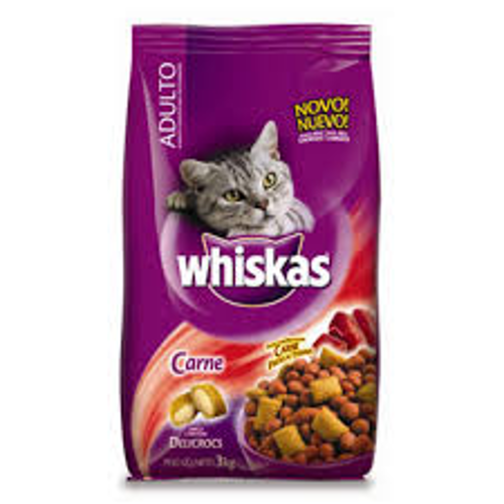 WHISKAS CARNE 3KG
