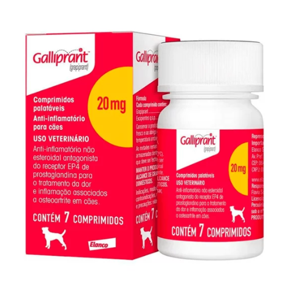 GALLIPRANT 20MG 7 COMPRIMIDOS