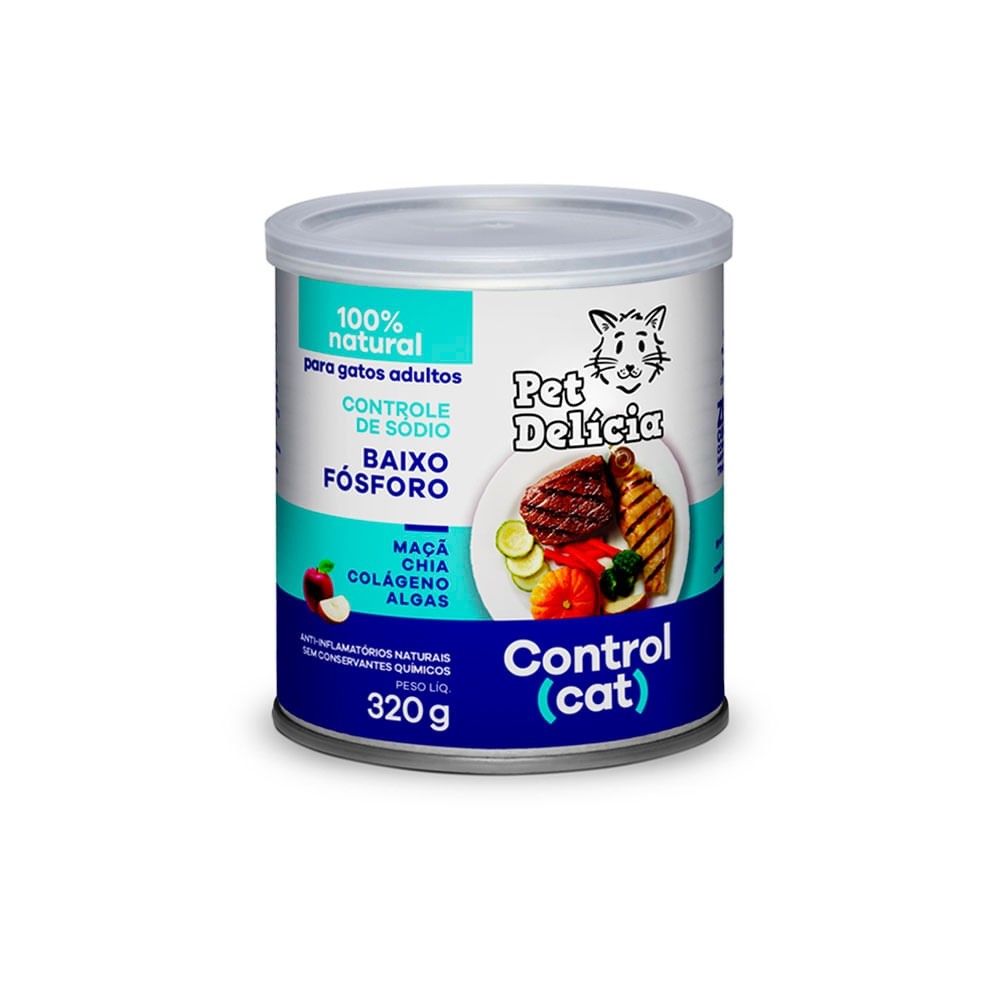 PET DELICIA GATOS CONTROL CAT BAIXO FOSFORO 320G