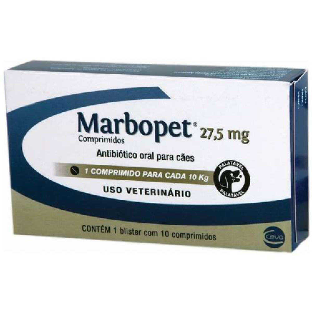 MARBOPET 27,5MG 10 COMPRIMIDOS