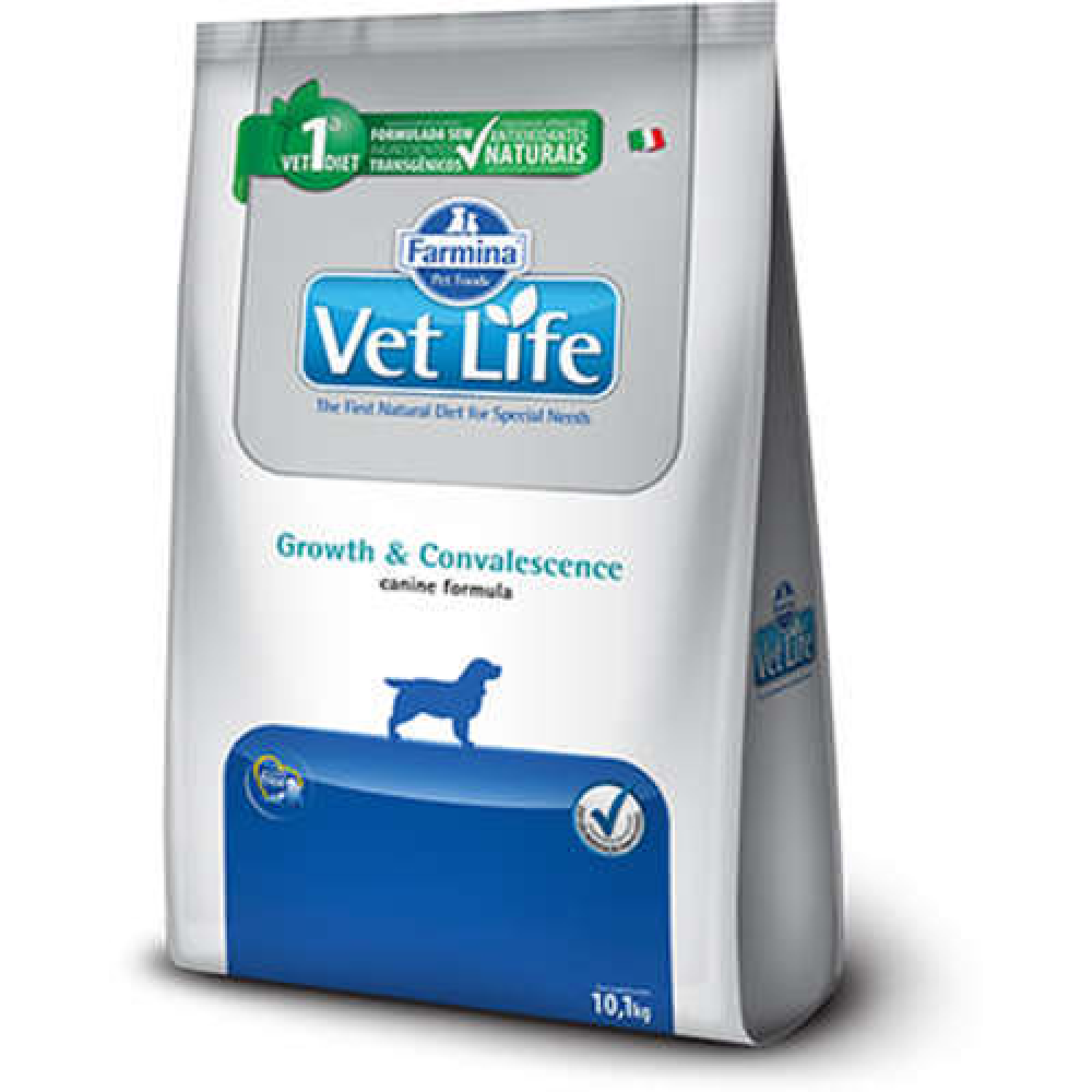VET LIFE CANINE GROWTH CONVALESCENCE 10,1KG