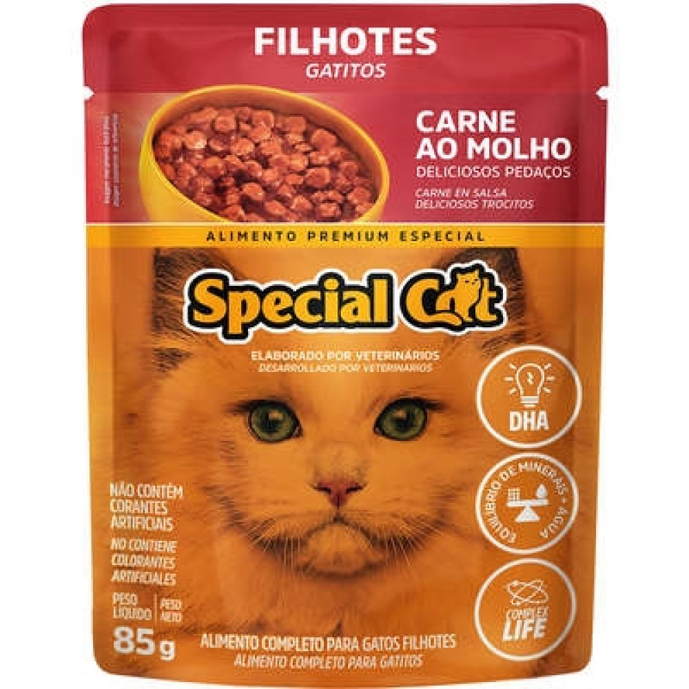 SPECIAL CAT SACHE FILHOTE CARNE 85GR