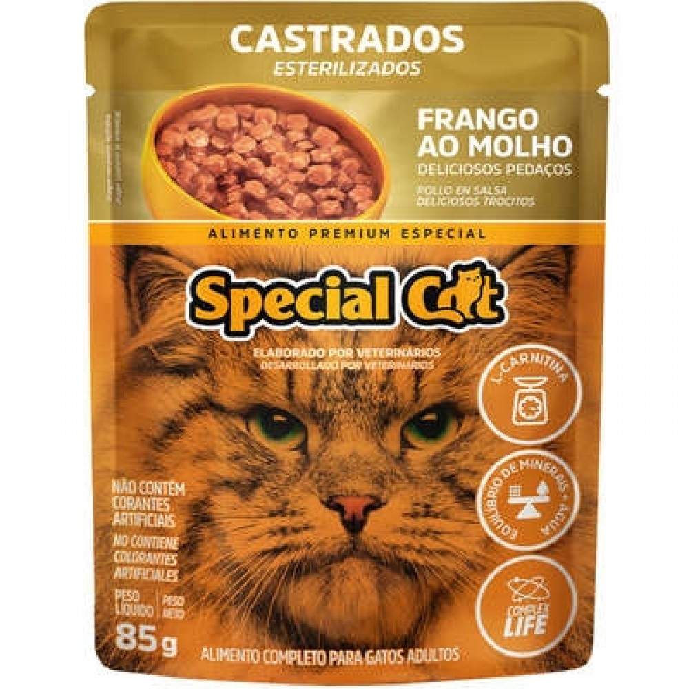 SPECIAL CAT SACHE CASTRADO FRANGO 85GR