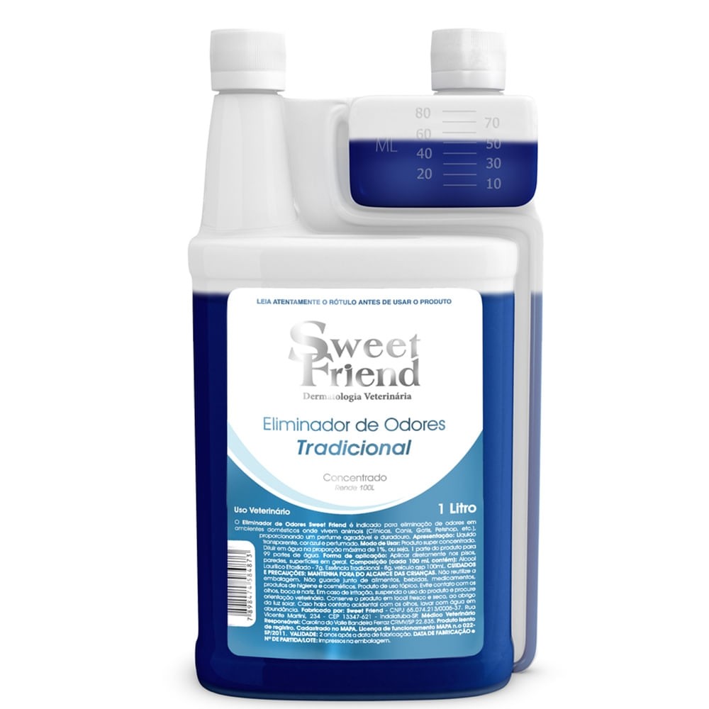 SWEET FRIEND ELIMINADOR DE ODOR TRADICIONAL 1LT