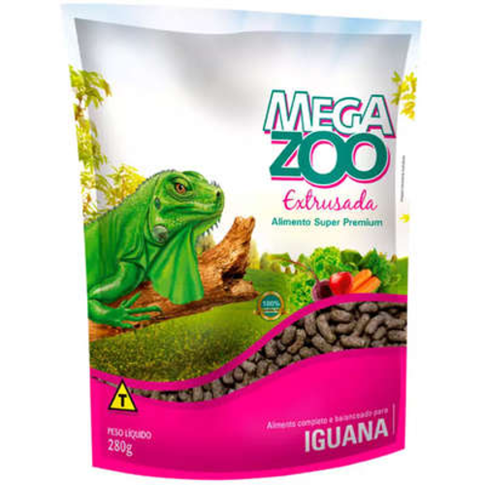 MEGA ZOO EXTRUSADA IGUANA 280G