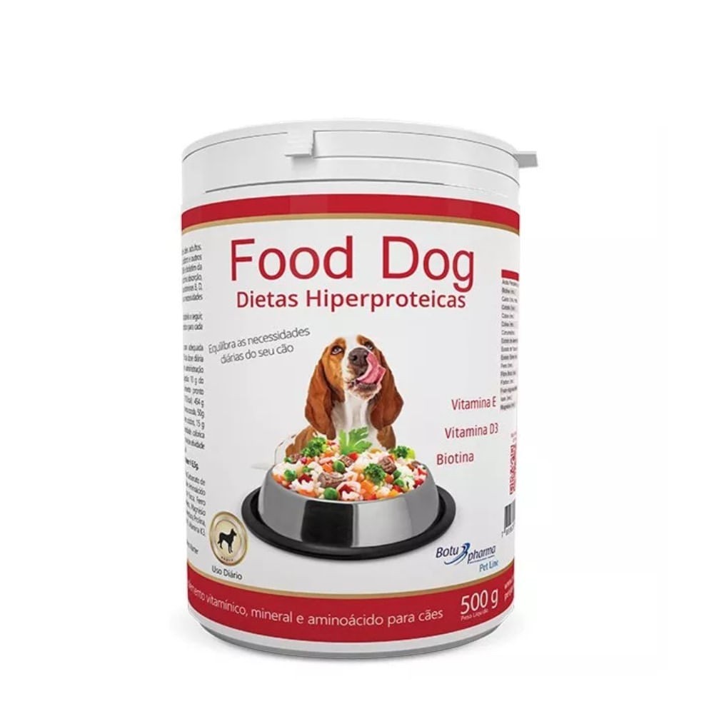 FOOD DOG HIPERPROTEICAS 500G