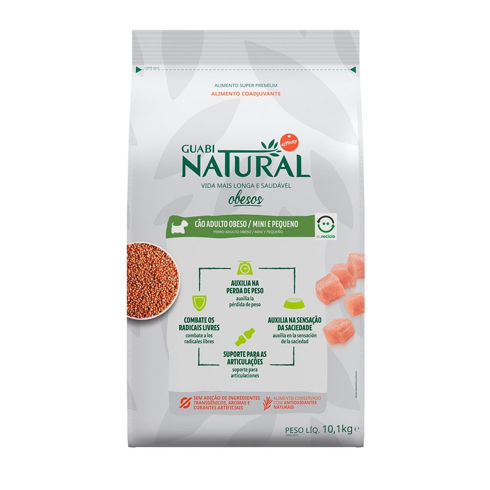 NATURAL CÃES OBESOS PEQUENOS E MINIATURA 10,1KG