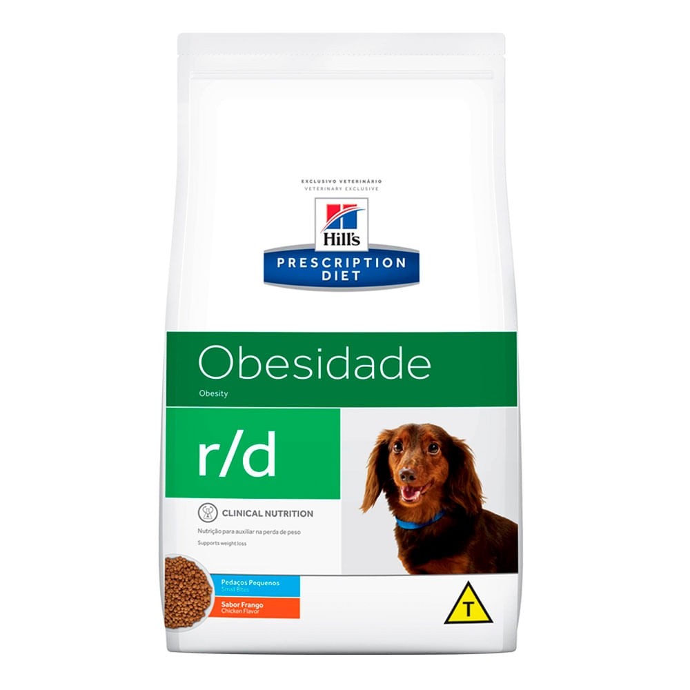 HILL S CÃES R/D OBESIDADE PEDAÇOS PEQUENOS 7,5KG