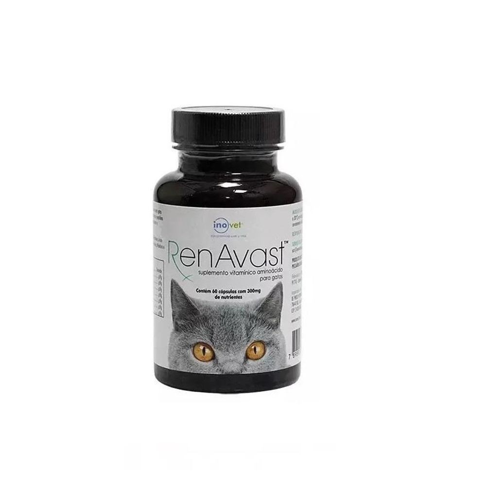 RENAVAST GATOS 300MG COM 60 CAPSULAS