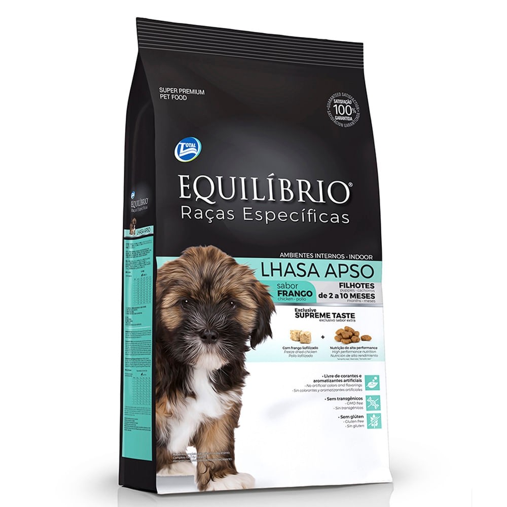 EQUILIBRIO LHASA APSO FILHOTE FRANGO 2KG
