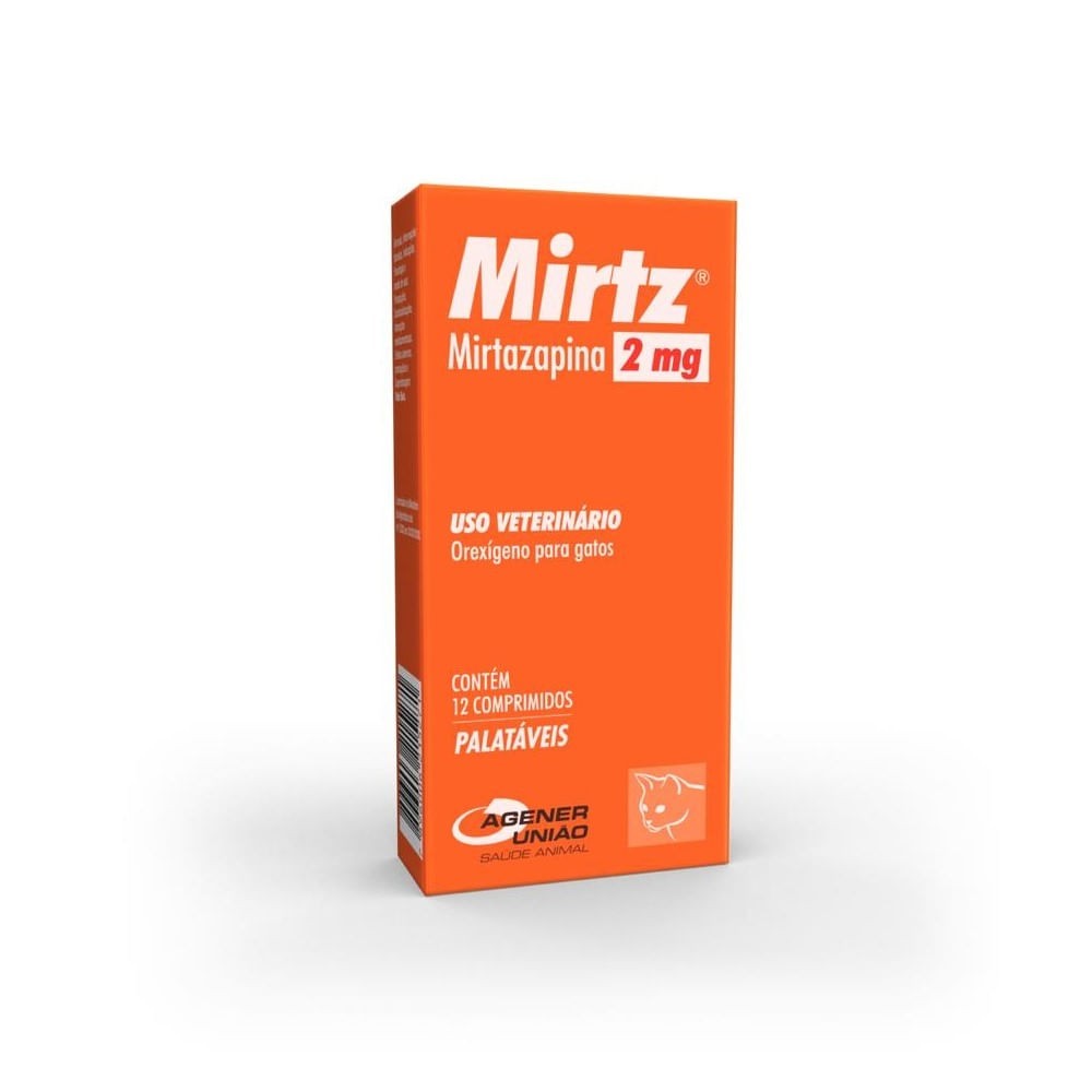 MIRTZ MIRTAZAPINA 2MG 12 COMPRIMIDOS