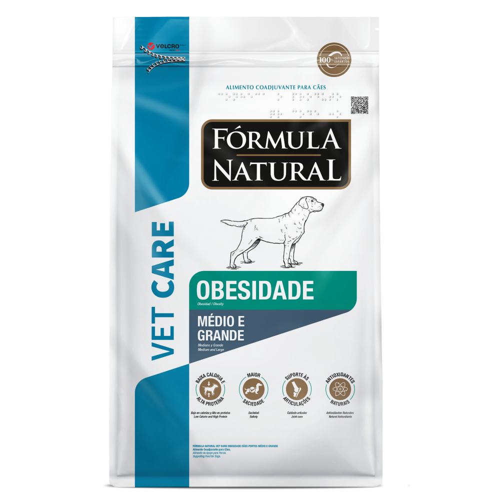 FORMULA NATURAL VET CARE CAES OBESIDADE MEDIO E GRANDE 10,1KG