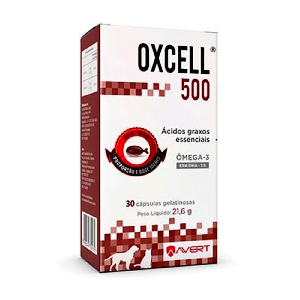 OXCELL 500MG 30 CAPSULAS