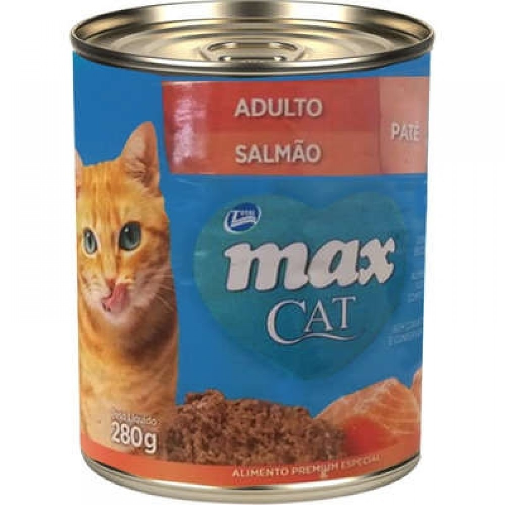 MAX CAT WET ADULTO SALMAO 280G
