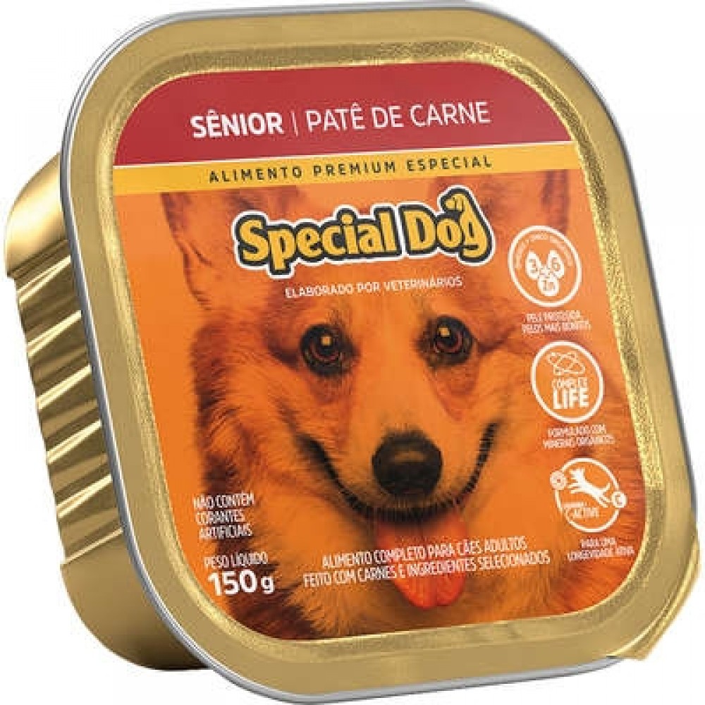 SPECIAL DOG PATÊ SÊNIOR SABOR CARNE 150 GR