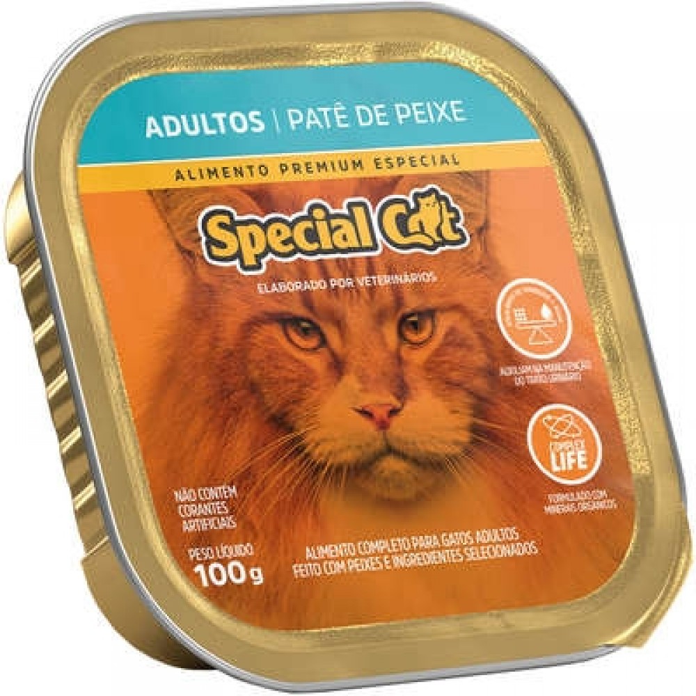 SPECIAL CAT PATÊ ADULTOS SABOR PEIXE 100 GR