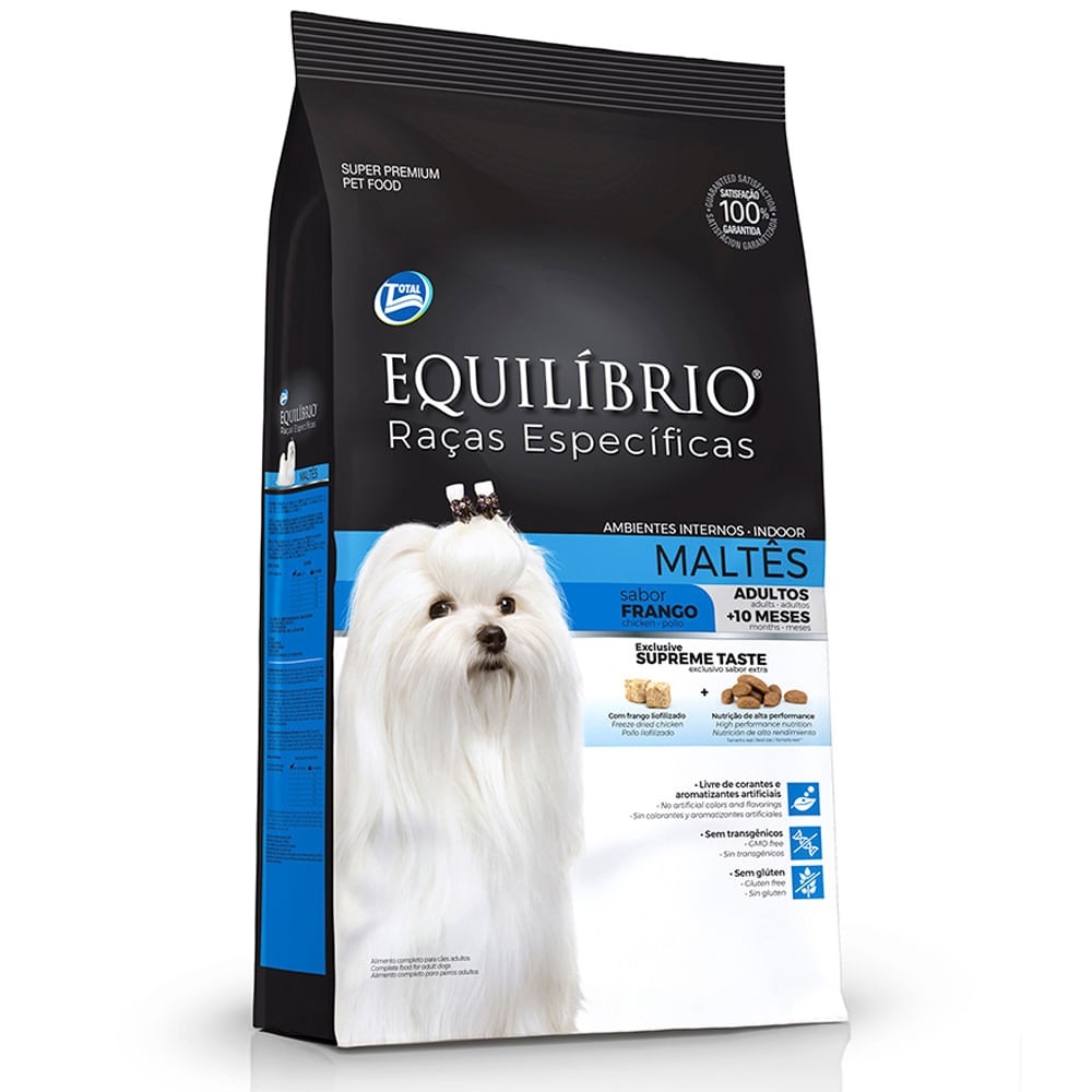 EQUILIBRIO MALTES ADULTO FRANGO 7,5KG