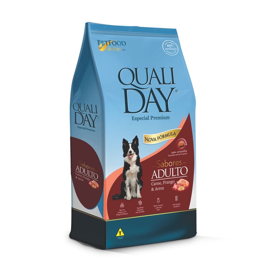 QUALIDAY ADULTO SABORES 15KG