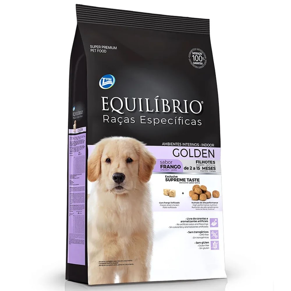 EQUILIBRIO GOLDEN RTR FILHOTE FRANGO 12KG