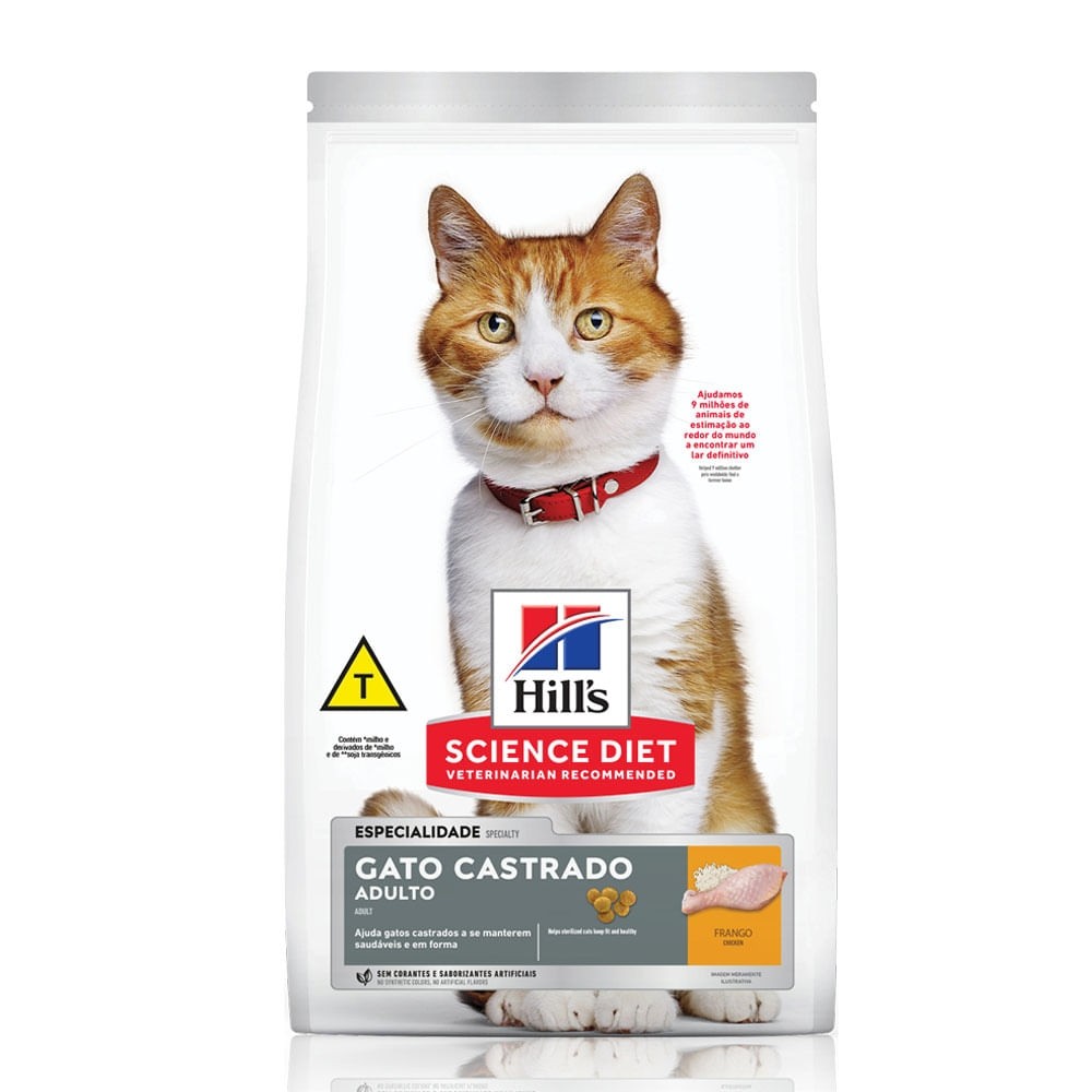 HILL S GATOS CASTRADOS FRANGO 6KG