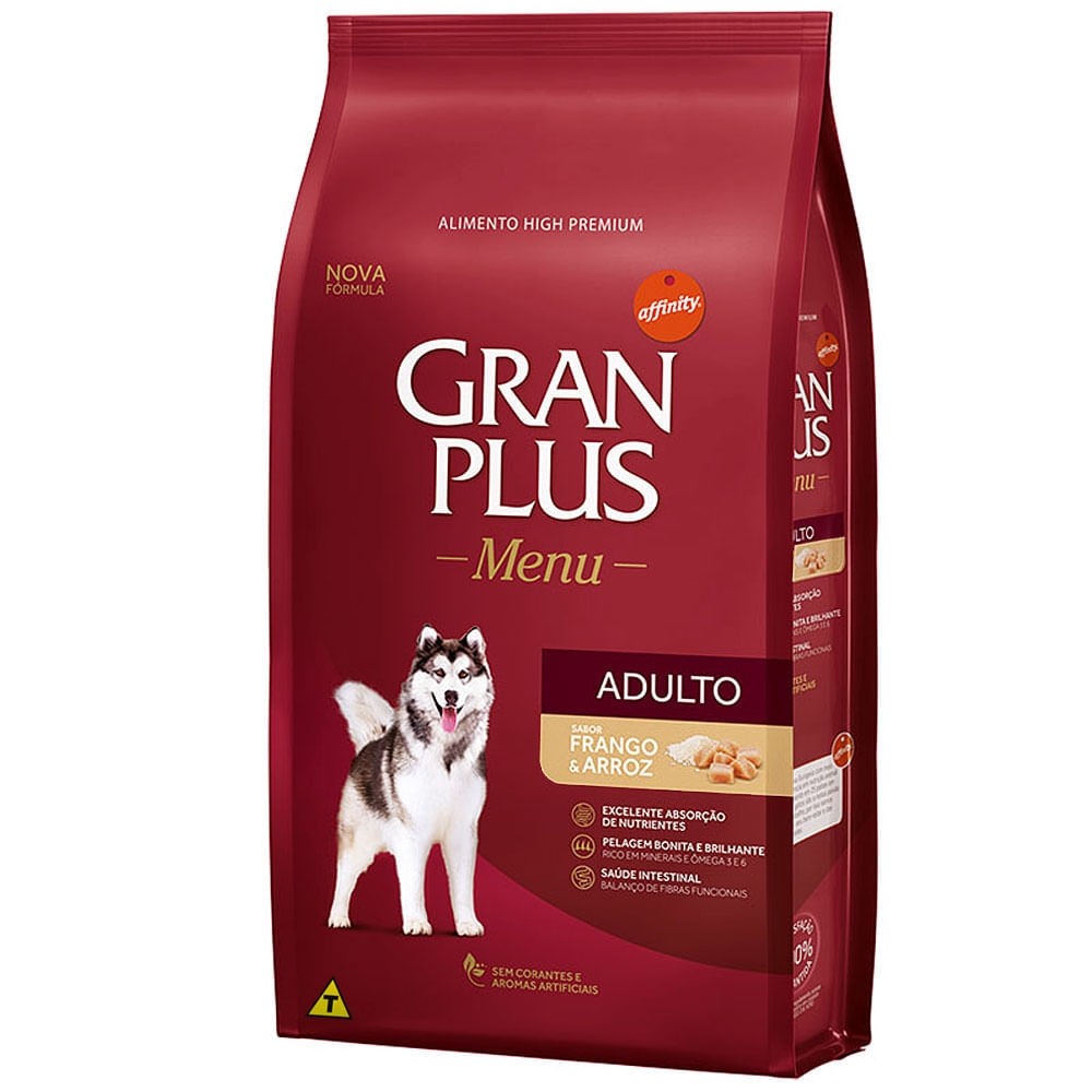 GRANPLUS MENU CÃES ADULTO FRANGO ARROZ 15KG