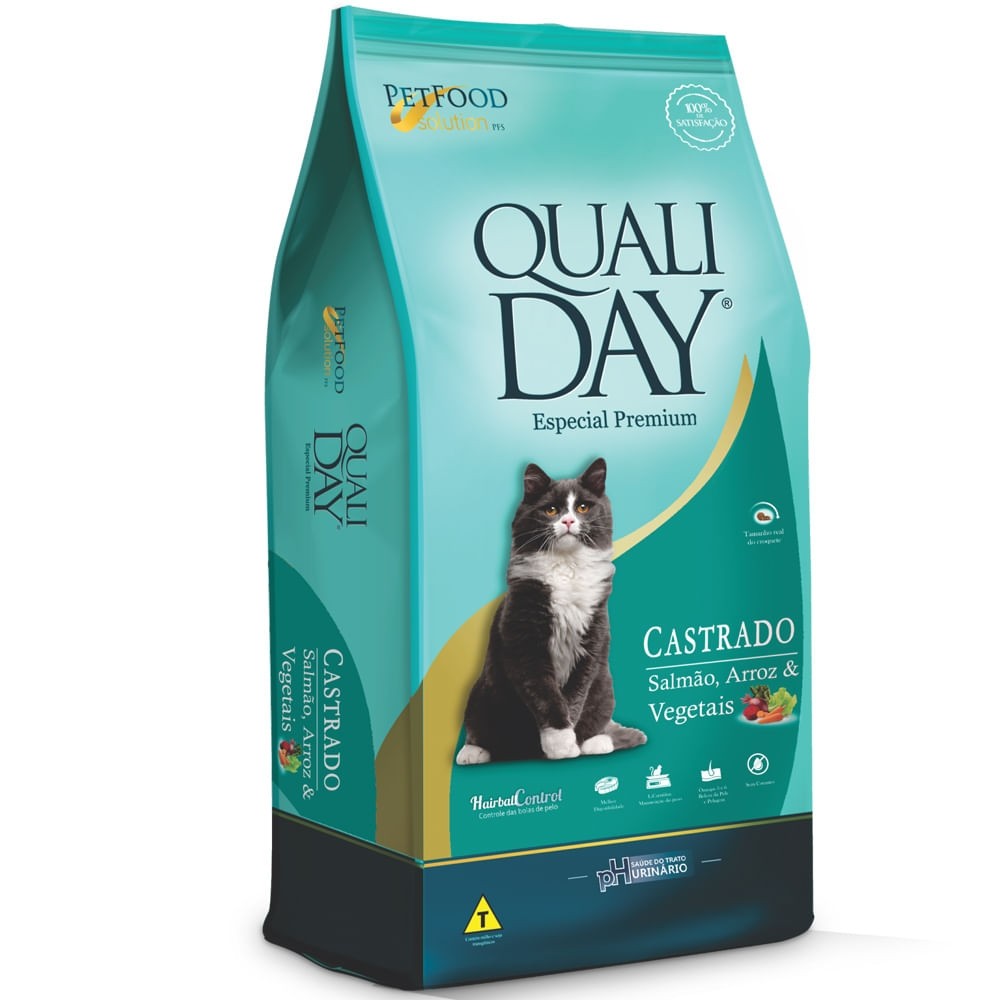 QUALIDAY CAT CASTRADO SALMAO 3KG