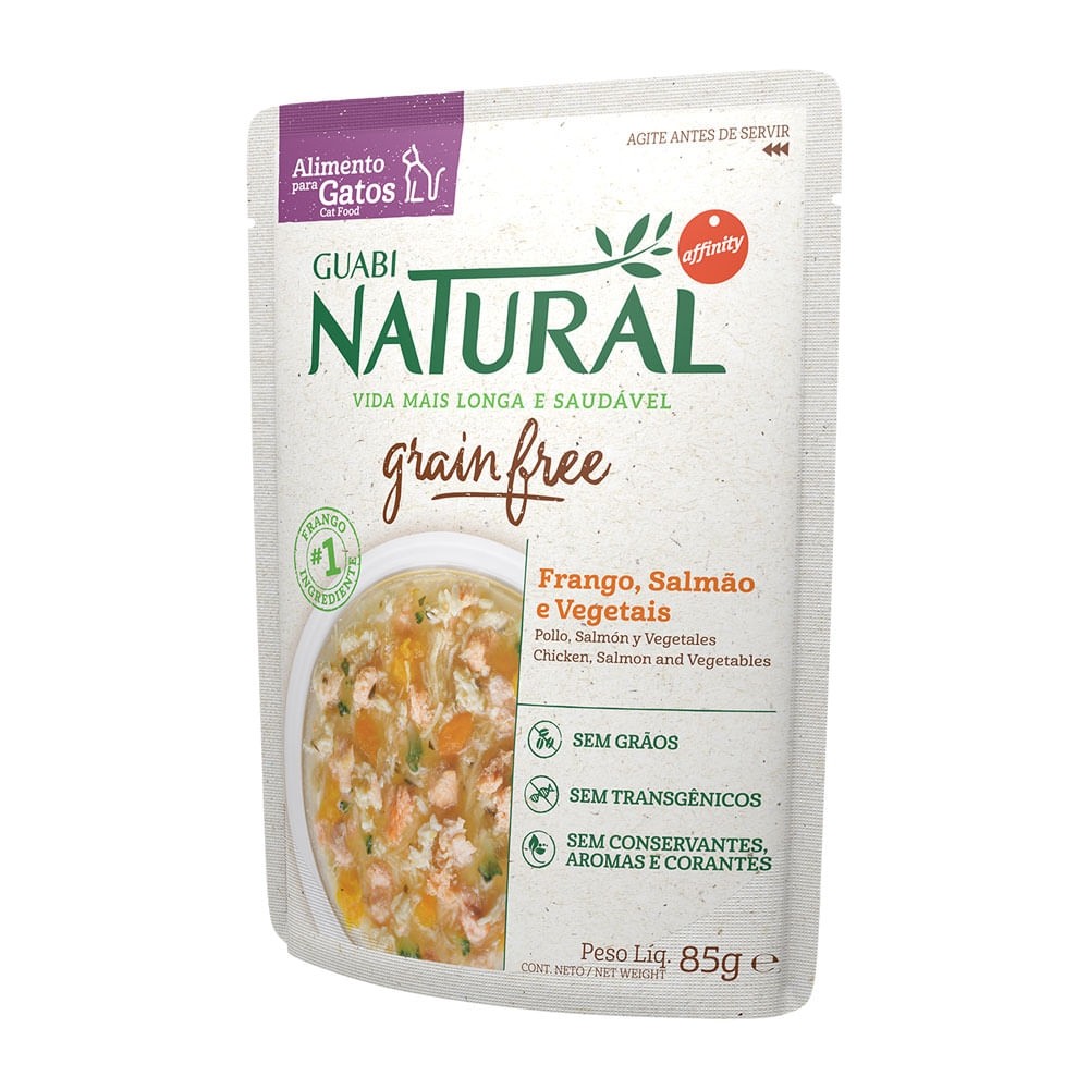 NATURAL GRAIN FREE SACHE GATO CASTR. 85 GR