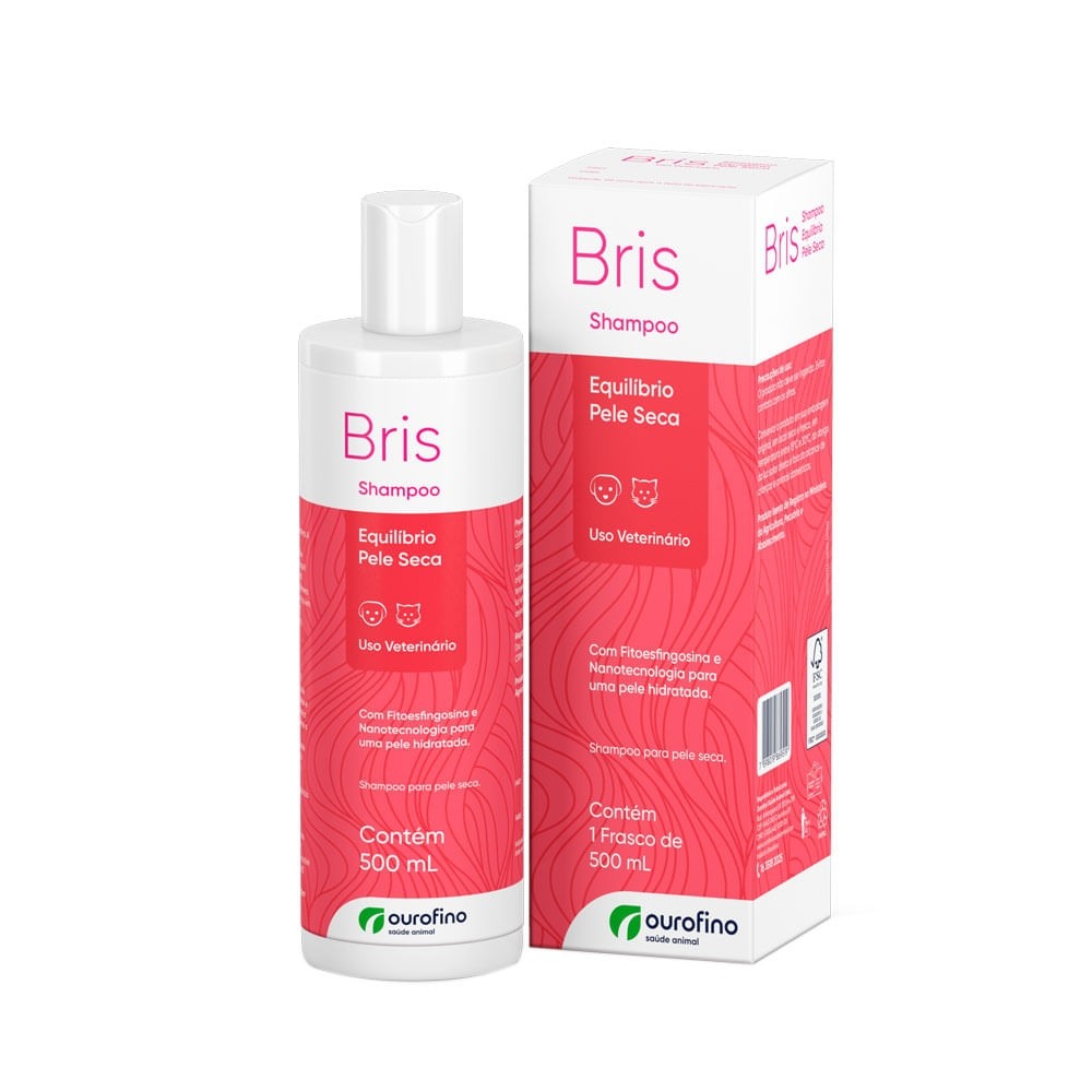 BRIS SHAMPOO EQUILÍBRIO PELE SECA PARA CÃES E GATOS 500ML