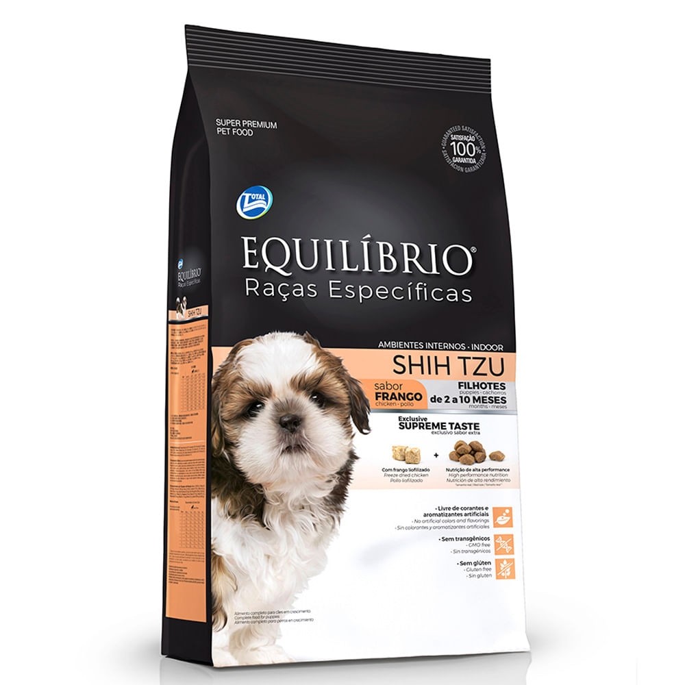 EQUILIBRIO SHIH TZU FILHOTE FRANGO 2KG