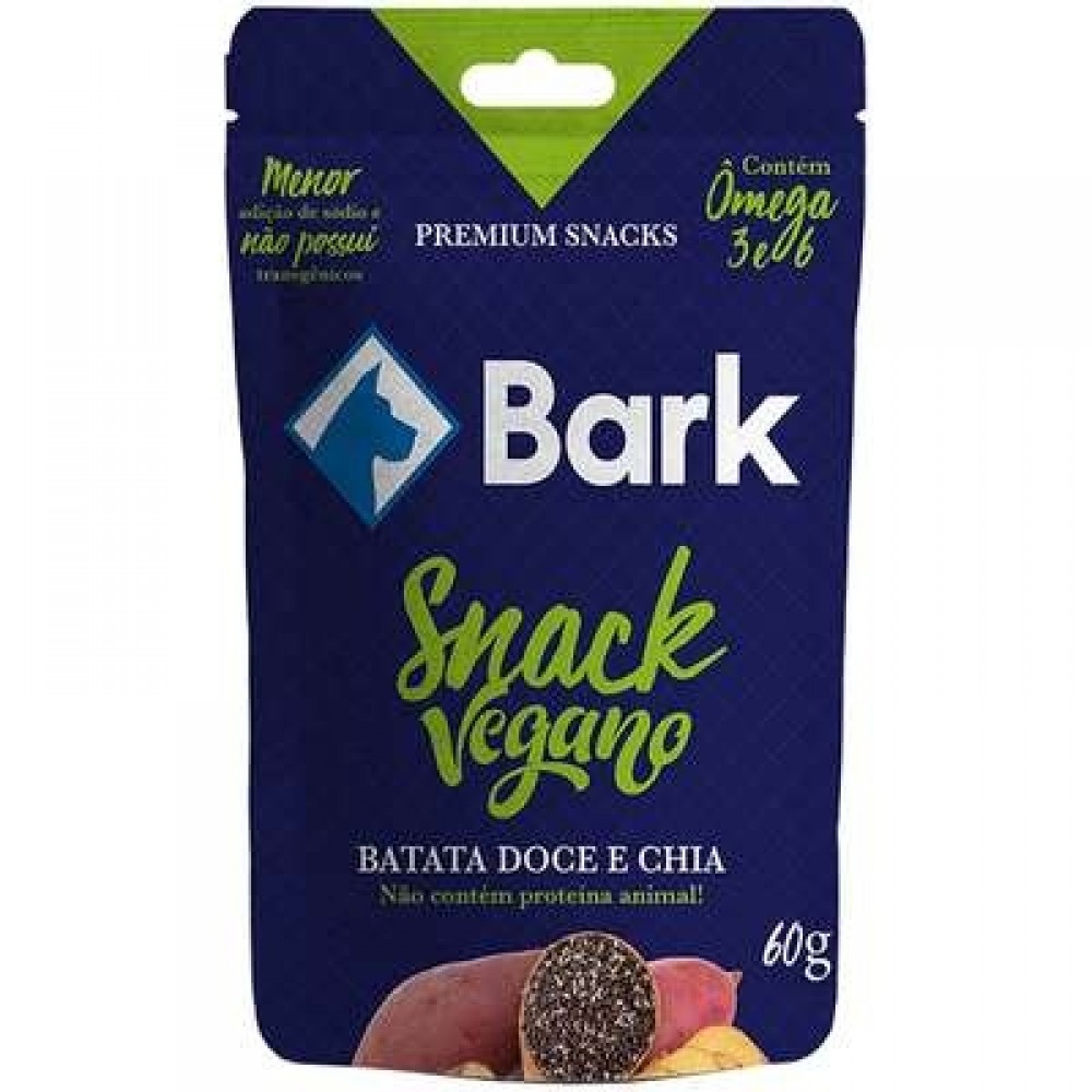 BARK BIFINHO VEGANO BATATA DOCE E CHIA 60G