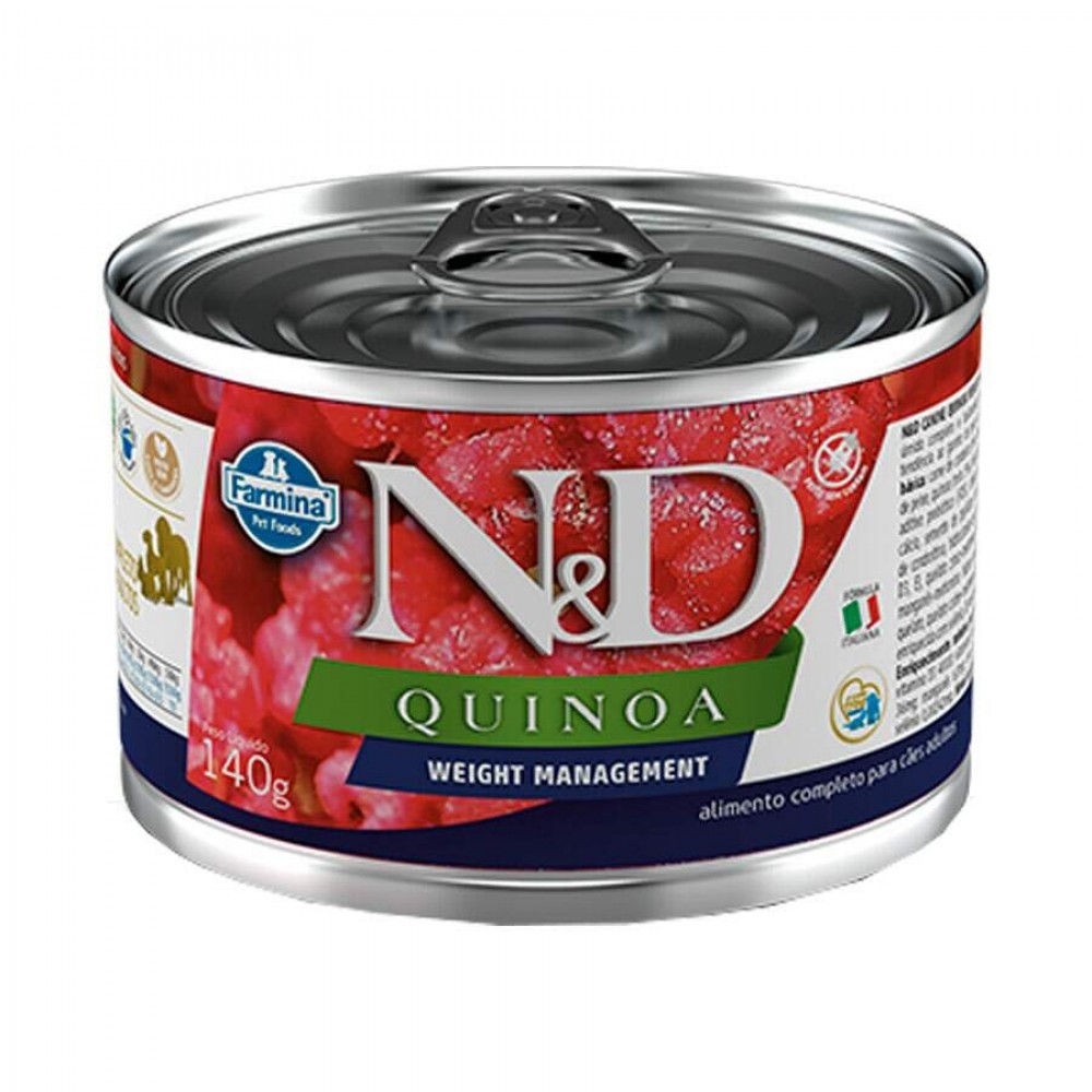 N&D CÃES WET QUINOA WEIGHT MANAGEMENT 0,14KG